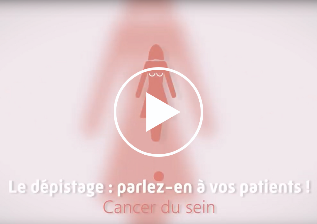 Vidéo d'information déspistage cancer du sein