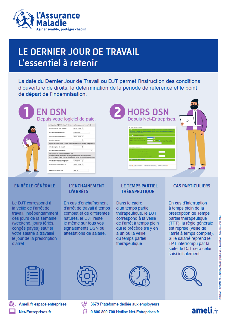 L'essentiel à retenir Le dernier jour de travail
