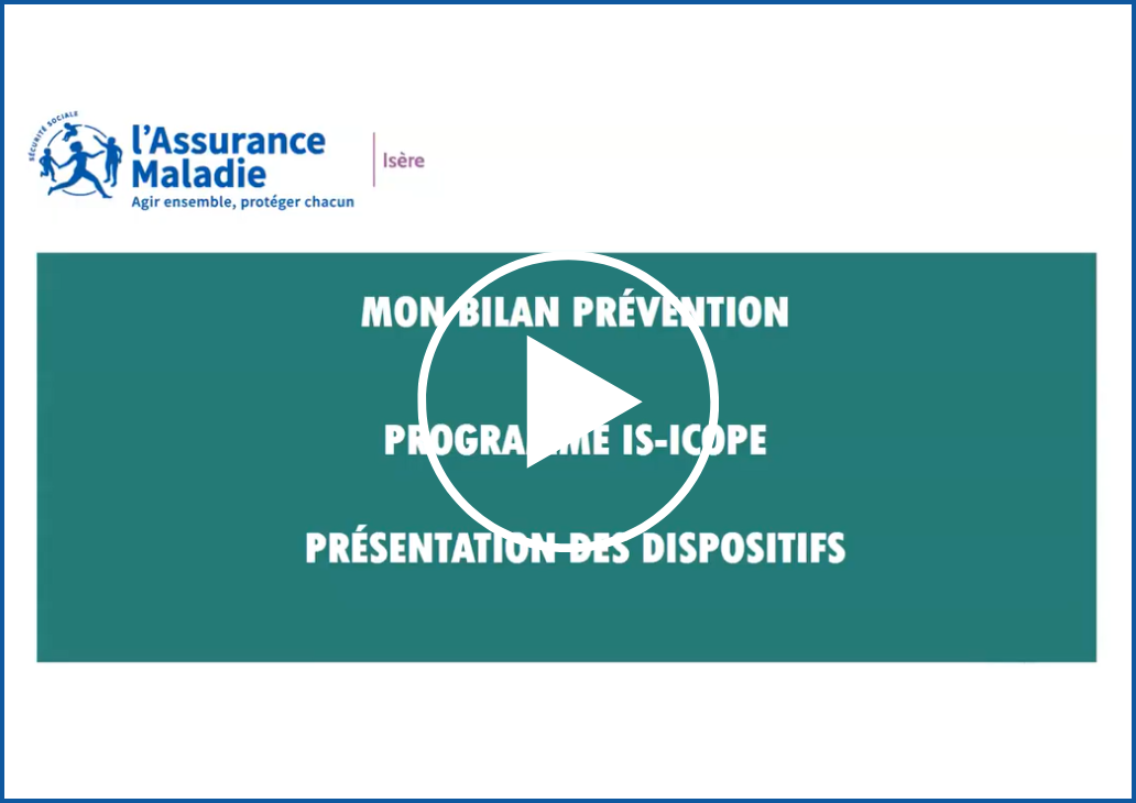 Webinaire Mon bilan prévention & programme IS-ICOPE