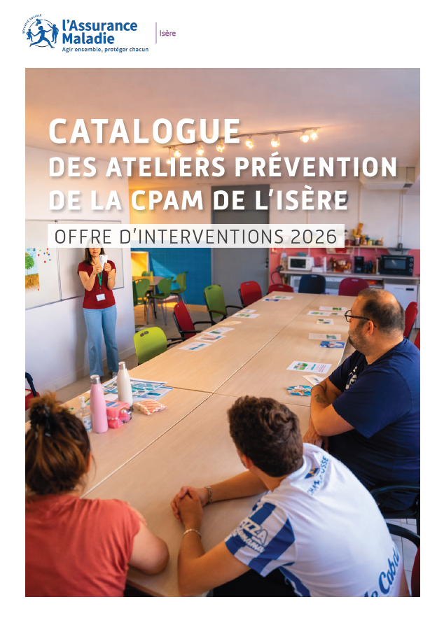 Catalogue des ateliers prévention de la CPAM de l'Isère