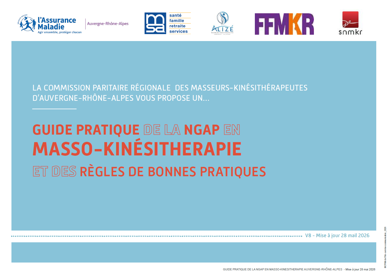Guide pratique de la NGAP en masso-kinésithérapie et des règles de bonnes pratiques