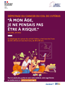 Affiche Dépistage cancer col de l'utérus