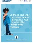 Affiche grippe femmes enceintes
