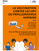 Affiche Vaccination contre les HPV ou Papillompavirus