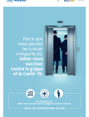 Affiche vaccination grippe Covid-19