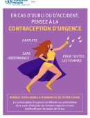 Affiche contraception d'urgence